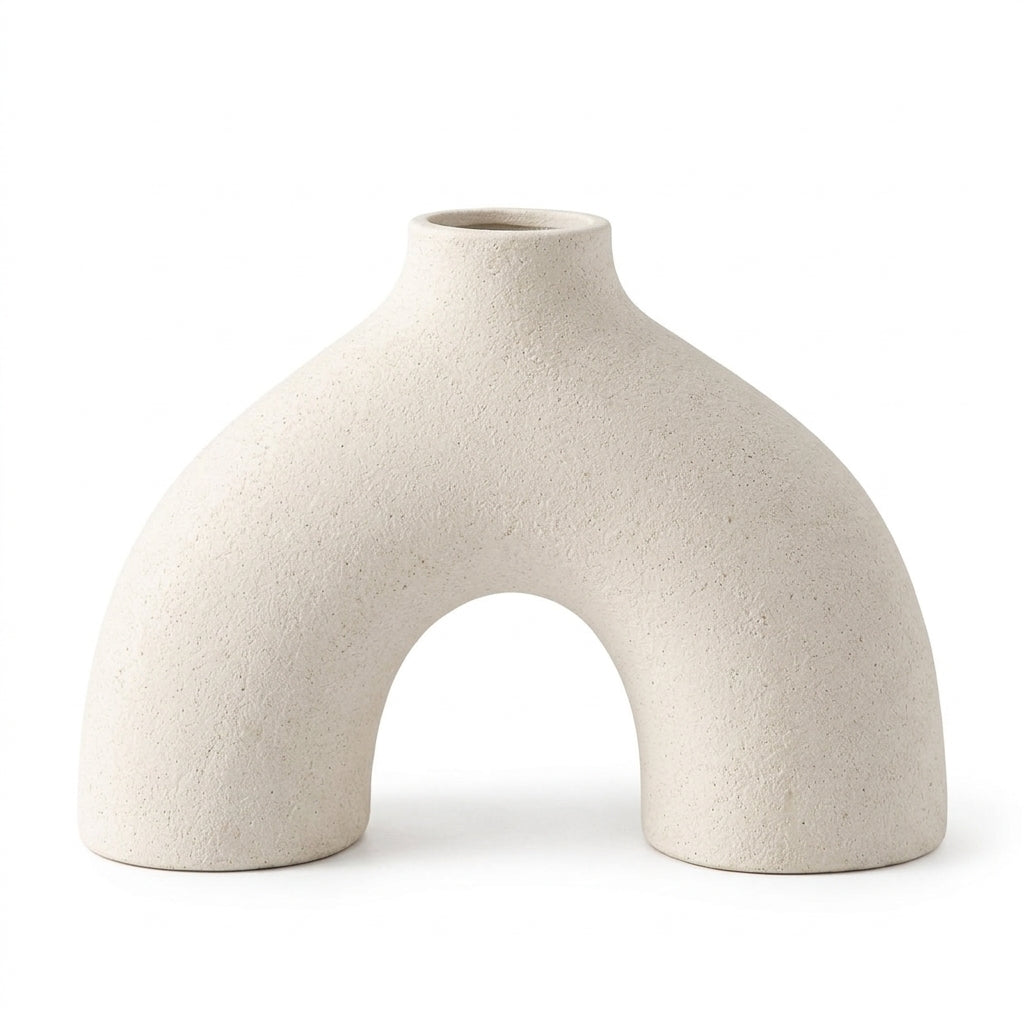 Arc Silhouette Ceramic Dried Flower Vase — product image 4